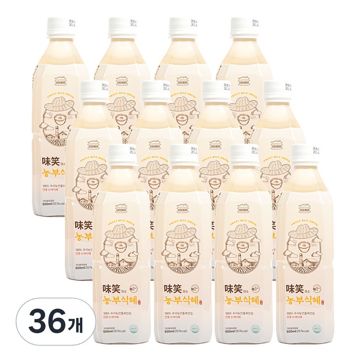 미소 농부식혜, 36개, 500ml