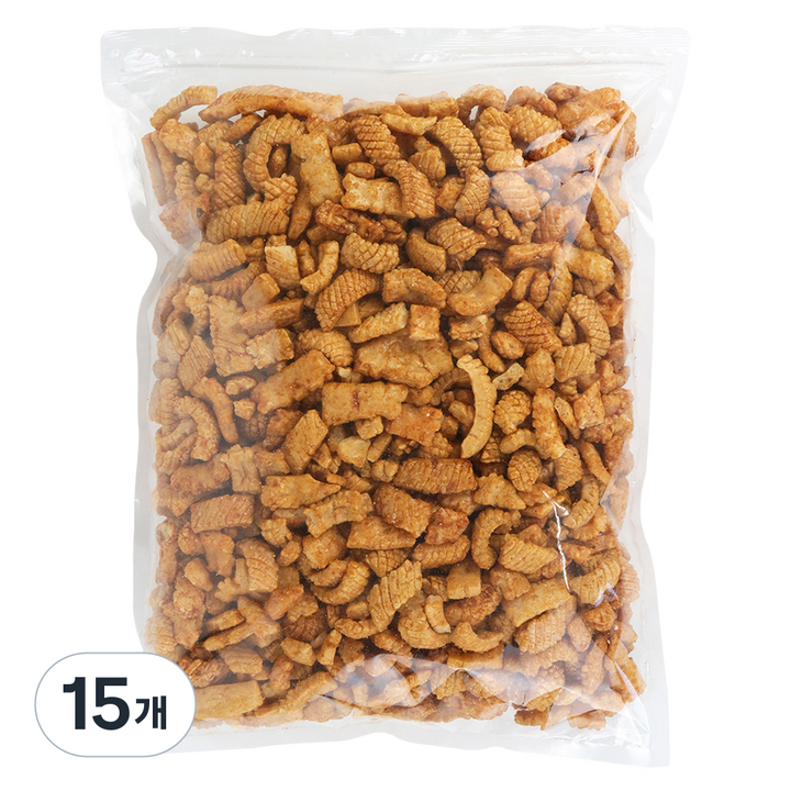 우리가스토리 오징어 맛칩 과자, 700g, 15개