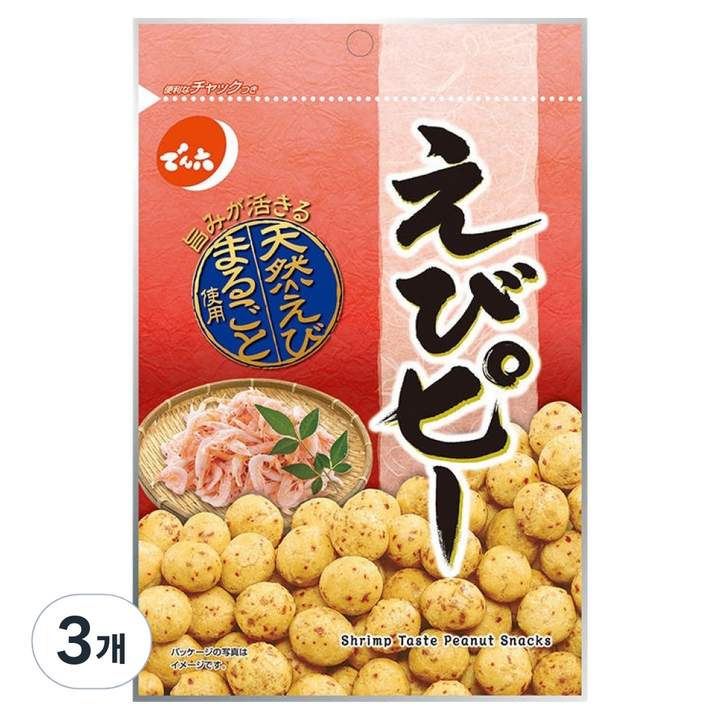 덴로쿠 에비피, 80g, 3개