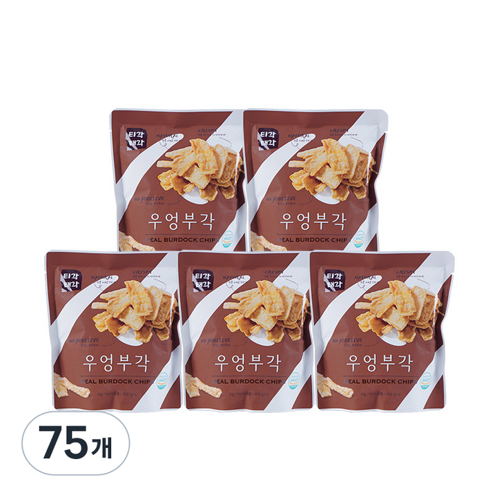 티각태각 우엉부각, 75개, 30g