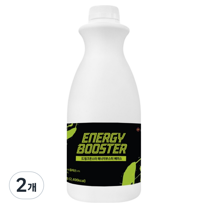 드링크몬스터 에너지부스터 베이스, 2개, 1.2kg