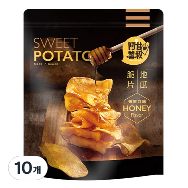엉클스위트 허니플레이버 고구마 크리스피 스낵, 150g, 10개