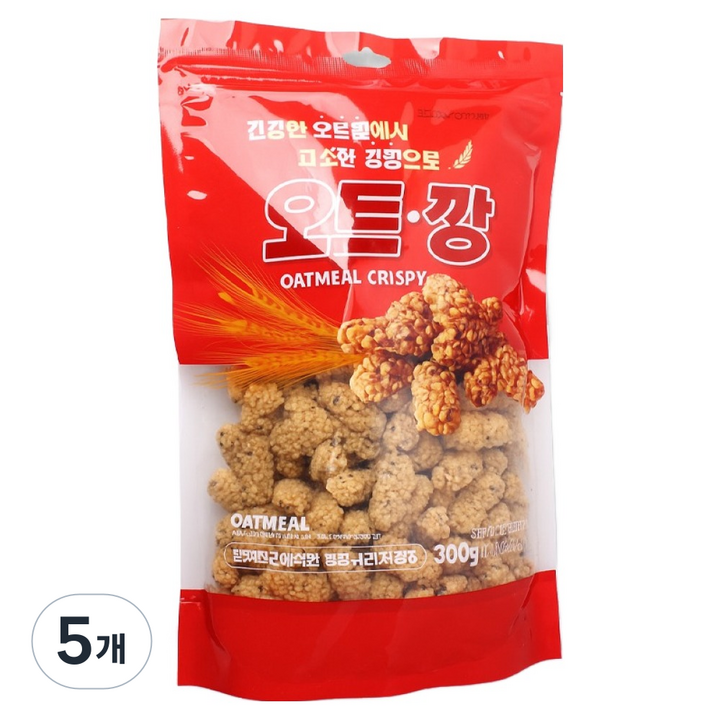 오트깡 스낵, 5개, 300g