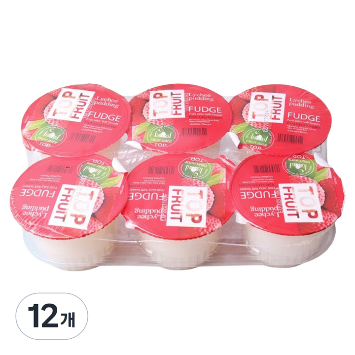 탑플룻 리치푸딩 6p, 690g, 12개