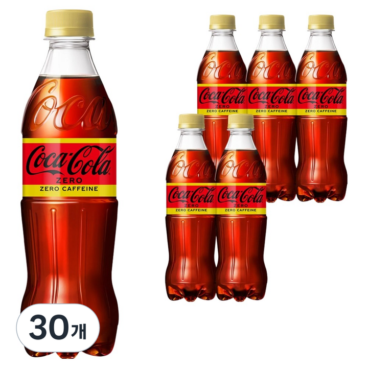 코카콜라 제로 제로, 30개, 500ml