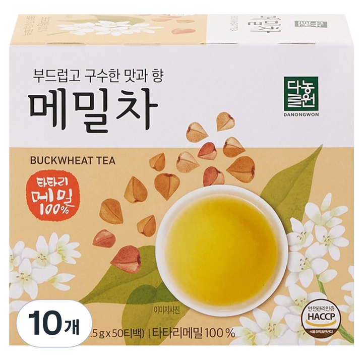 다농원 메밀차 구수한맛, 1.5g, 50개입, 10개