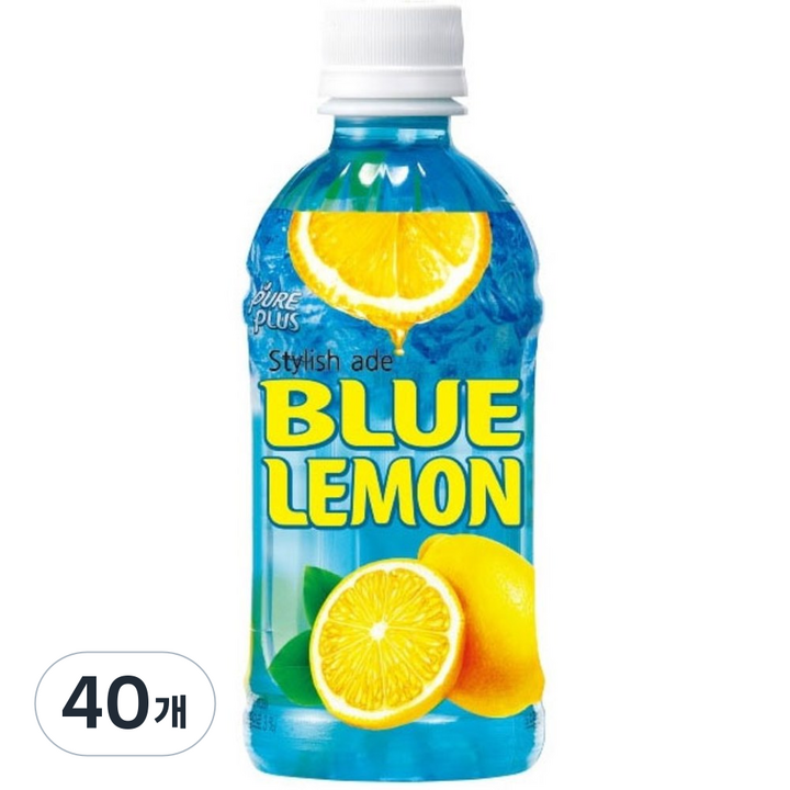 퓨어플러스 블루레몬pet 주스, 340ml, 40개