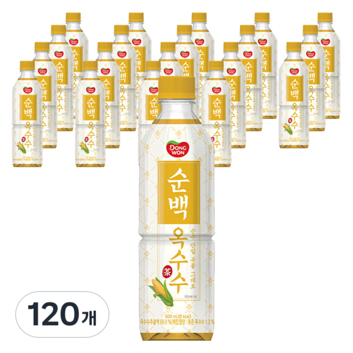 동원 순백 옥수수차, 500ml, 120개