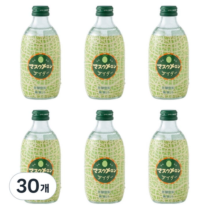 토모마스 머스크멜론맛 사이다, 30개, 300ml