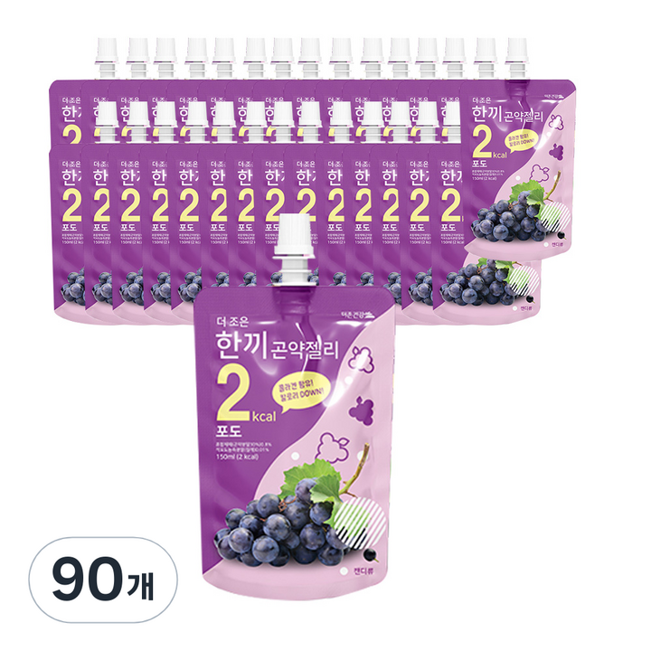더존건강 한끼 곤약젤리 포도, 150ml, 90개