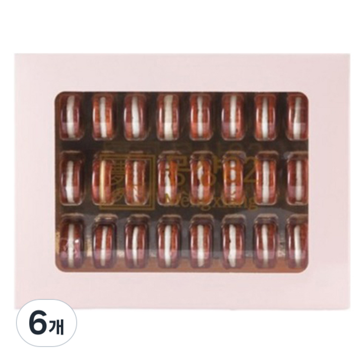 몽샹82 코인 오리지널 누가크래커 24p + 쇼핑백, 144g, 6개