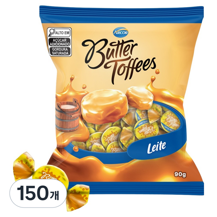 아코르 버터 토피 밀크, 90g, 150개
