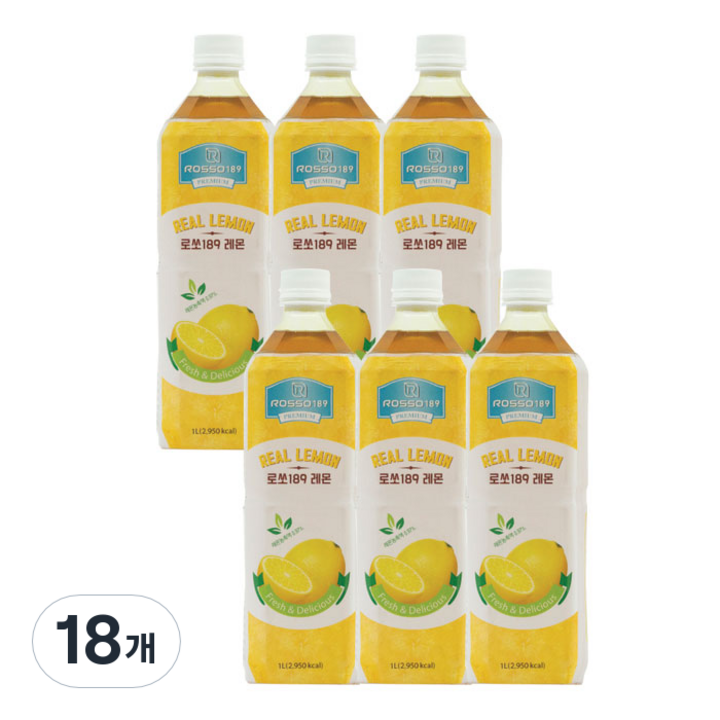 로쏘189 레몬베이스, 1L, 18개