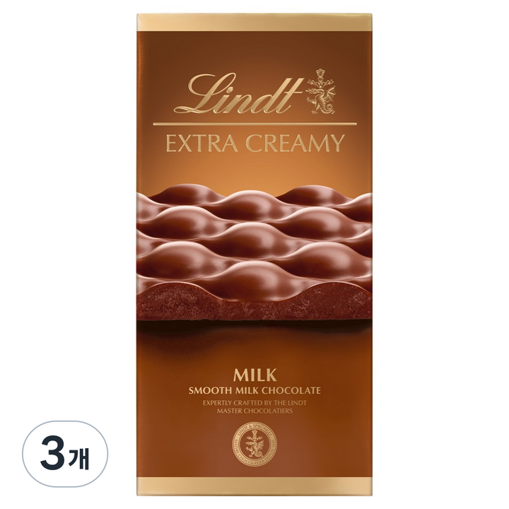 린트 엑스트라 크리미 밀크, 3개, 80g