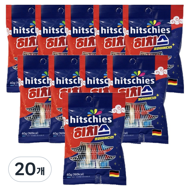 히치스 코리아 에디션 수수깡 젤리, 40g, 20개