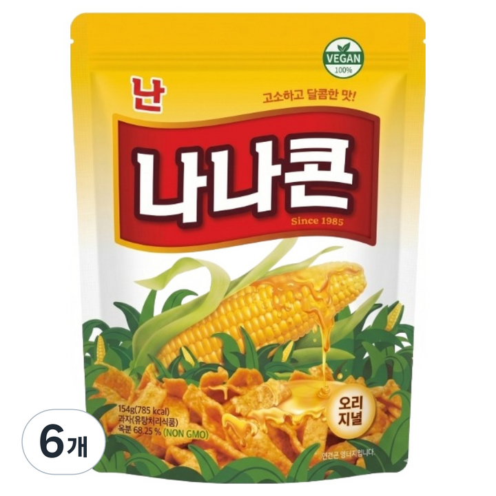 난나나콘 오리지날, 154g, 6개