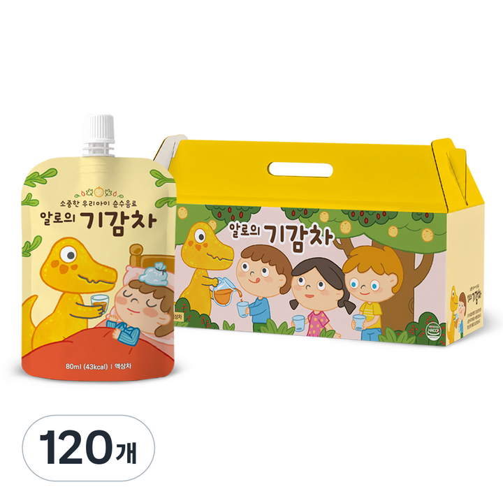 알로의 기감차 아기 배도라지즙, 2.4L, 120개