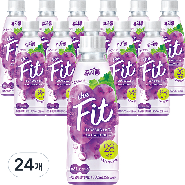 쥬시쿨 더핏 포도, 300ml, 24개