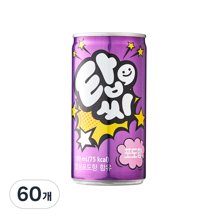탑씨 포도향, 190ml, 60개