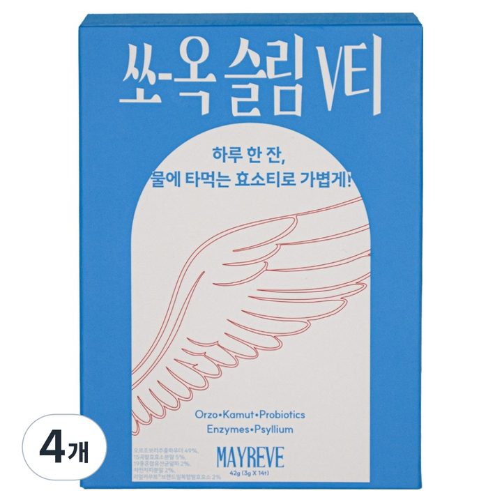 메이레브 쏘 옥 슬림 V티 14p, 42g, 4개