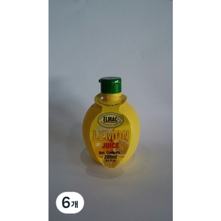 엘막_레몬주스, 200ml, 6개