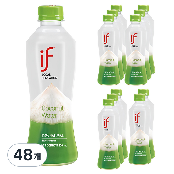 if 오리지널 코코넛워터, 350ml, 48개