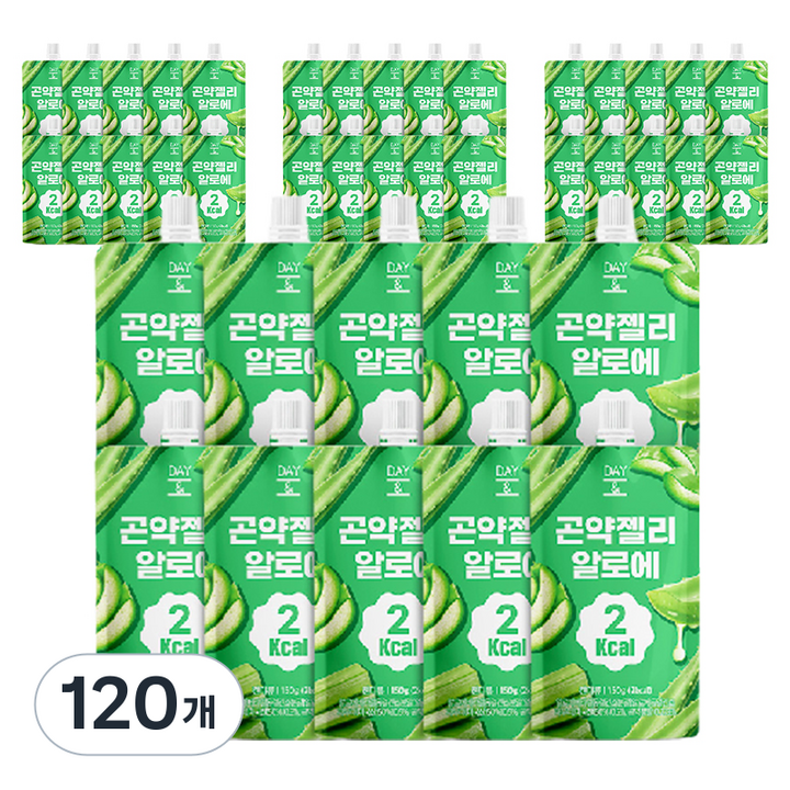 데이앤 곤약젤리 알로에, 120개, 150g