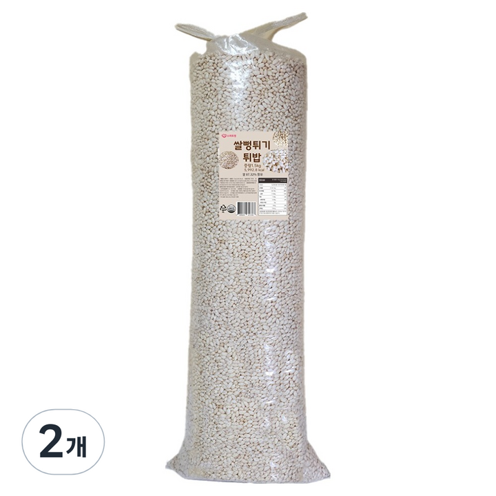 스위트영 쌀뻥튀기 튀밥, 1.5kg, 2개