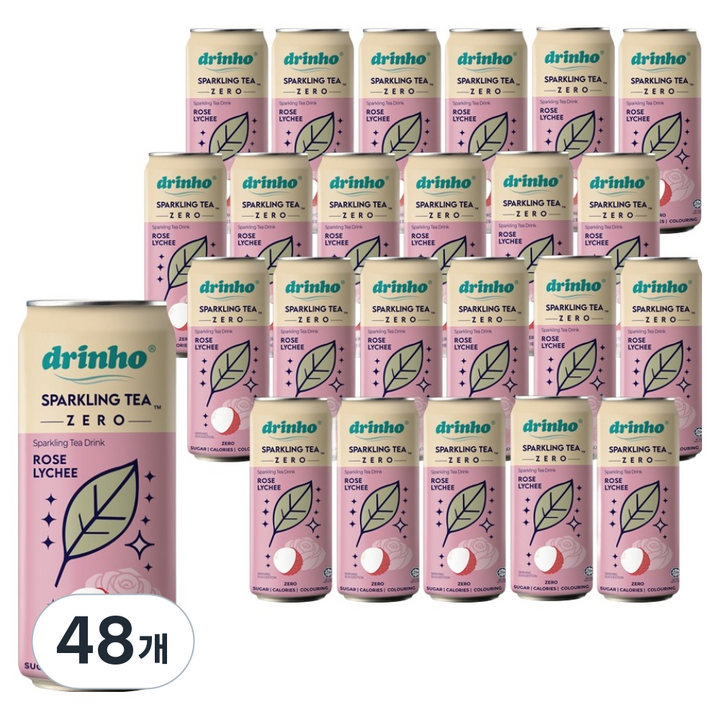 드린호 제로 스파클링티 로즈리치, 48개, 320ml