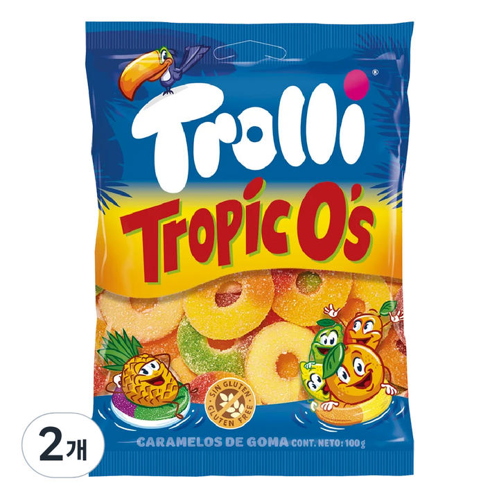 트롤리 트로픽오스, 100g, 2개