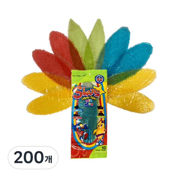 슬랩스 접어먹는 캔디 랜덤발송, 10g, 200개