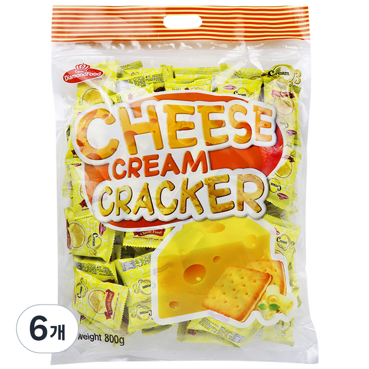 다이아몬드푸드 치즈 크림 크래커, 800g, 6개