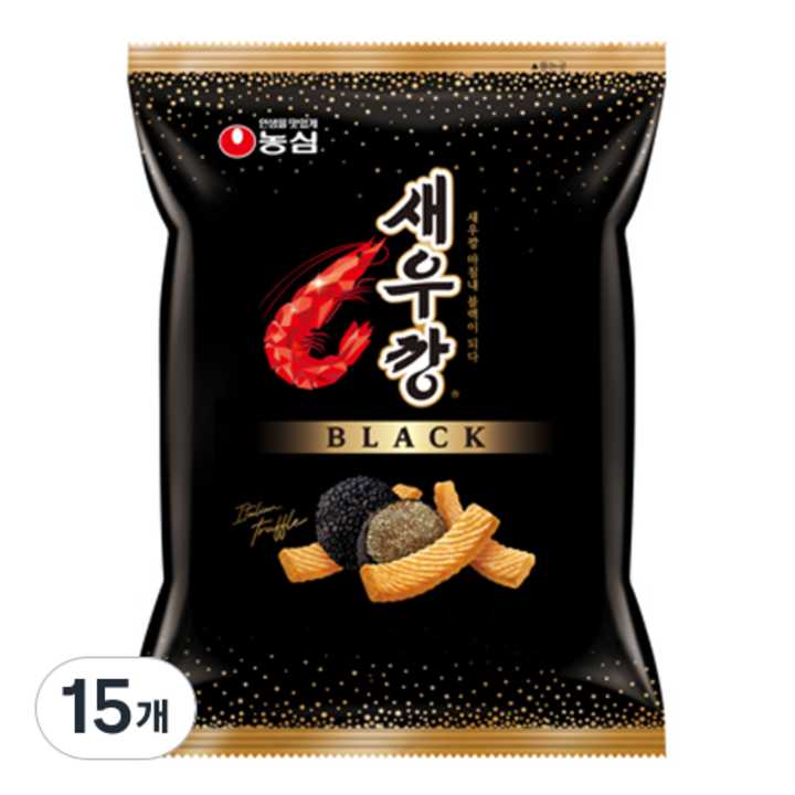 새우깡 블랙, 105g, 15개