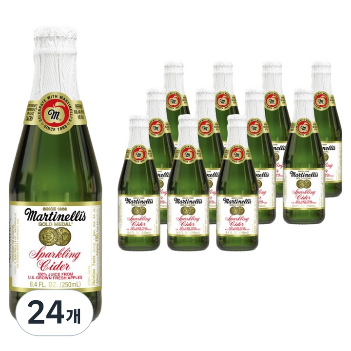 마르티넬리 골드메달 스파클링 사이다, 24개, 250ml