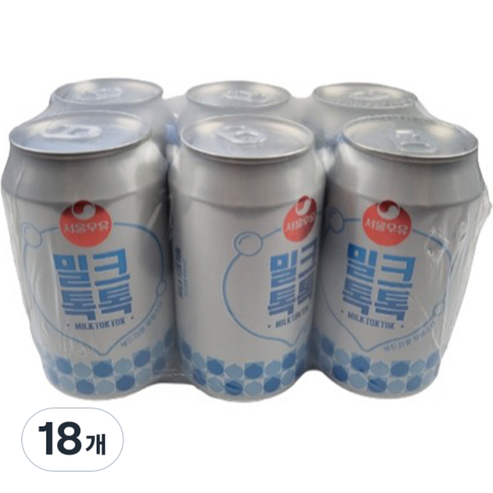 서울우유 밀크톡톡, 18개, 355ml