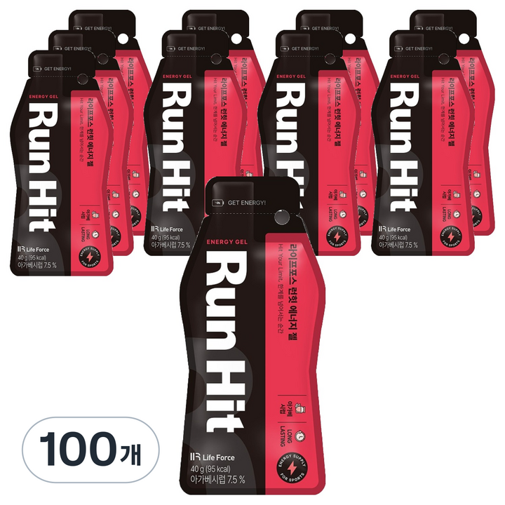 라이프포스 런힛 에너지젤, 40g, 100개