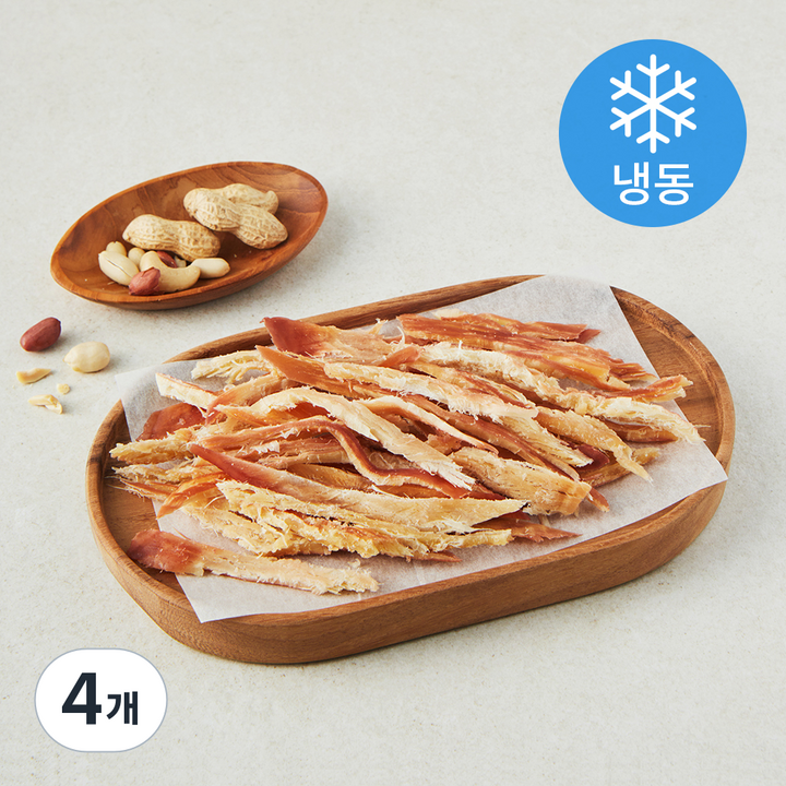 해맑음 the 푸짐한 바비큐 오징어 (냉동), 4개, 150g