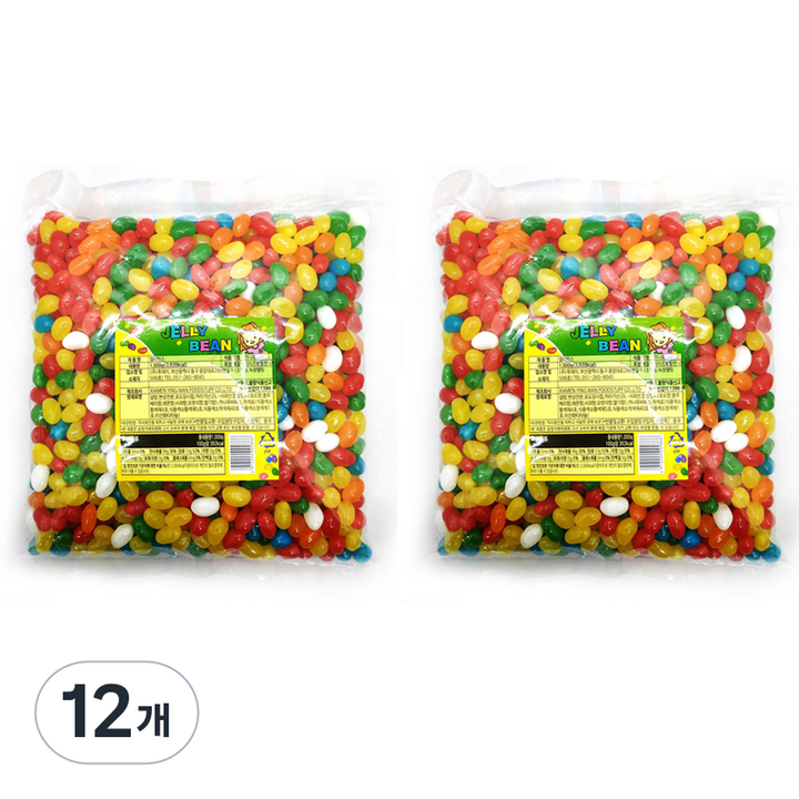 젤리빈스, 1kg, 12개