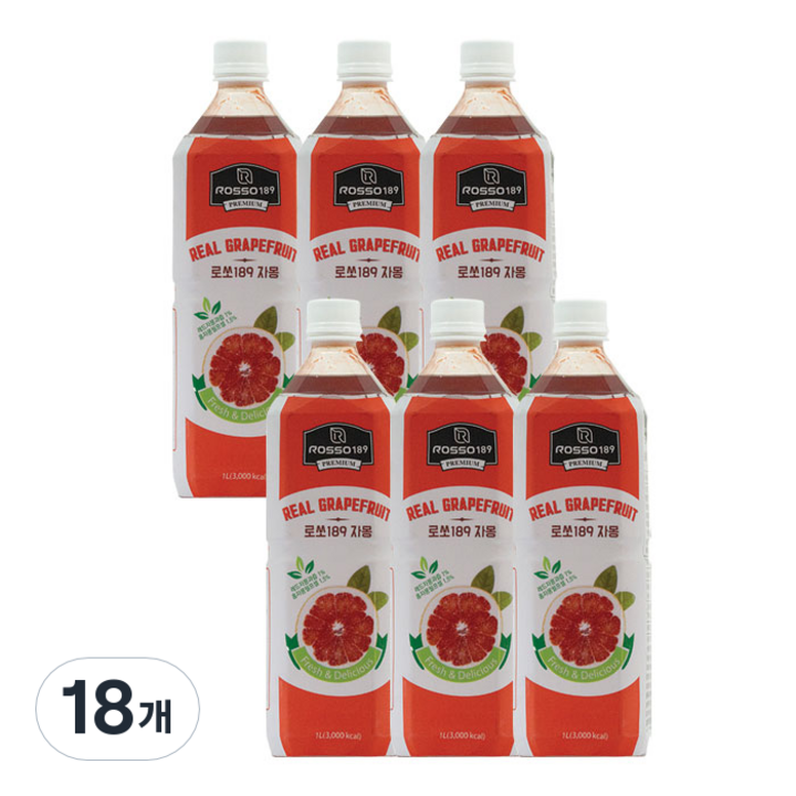 로쏘189 자몽베이스, 1L, 18개