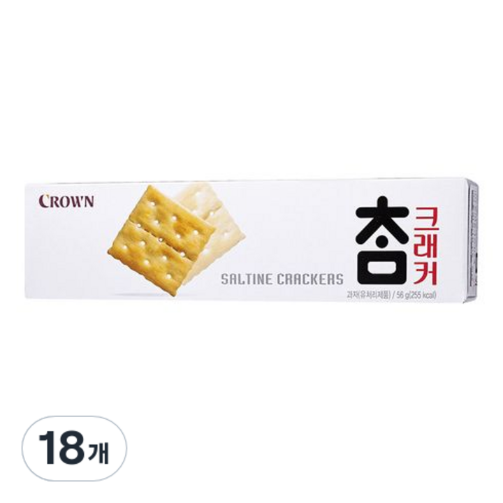 참크래커, 56g, 18개
