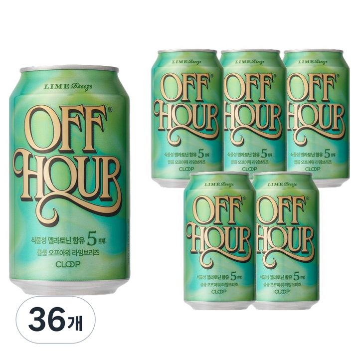 클룹 오프아워 라임브리즈, 36개, 350ml