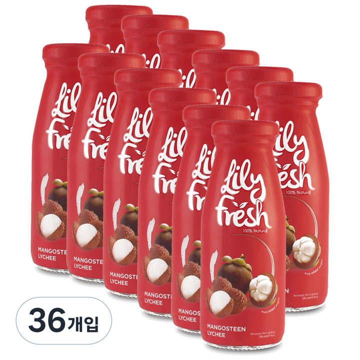 릴리프레쉬 망고스틴 리츠 주스, 180ml, 36개입