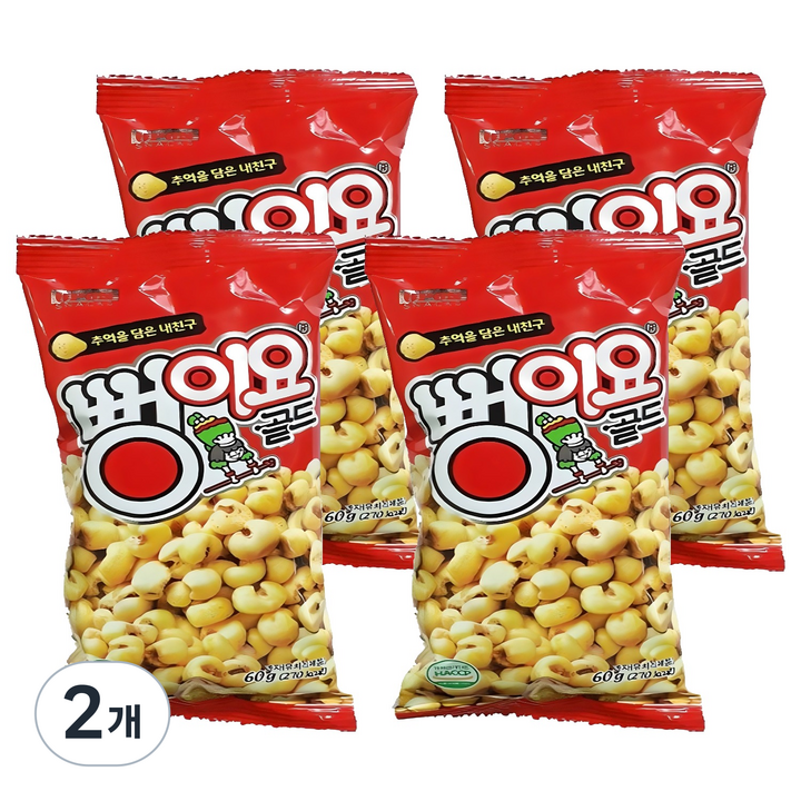뻥이요 골드, 60g, 2개
