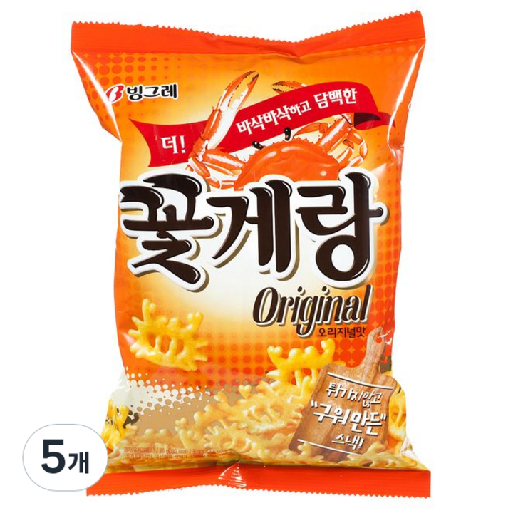꽃게랑, 70g, 5개
