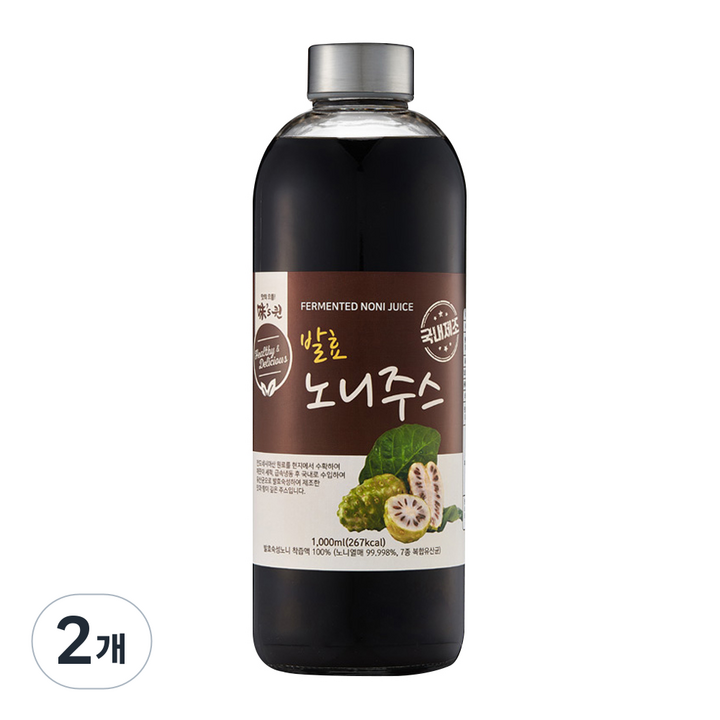 미스퀸 발효 노니주스, 1L, 2개