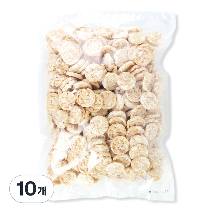 우리가스토리 오곡쌀과자 뻥튀기, 600g, 10개