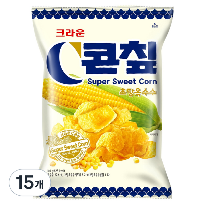 콘칲 초당옥수수, 104g, 15개