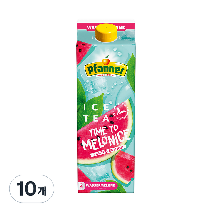 파너 리얼브루 아이스티 수박, 2L, 10개
