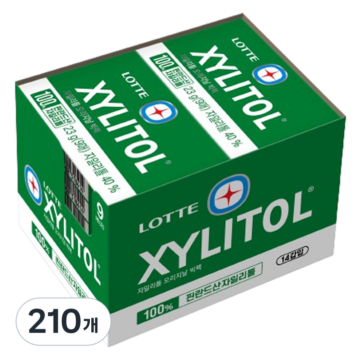 롯데자일리톨 오리지날 빅팩, 23g, 210개