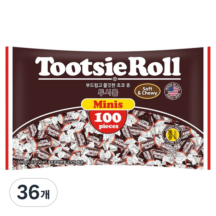 투시롤 초코츄, 36개, 300g